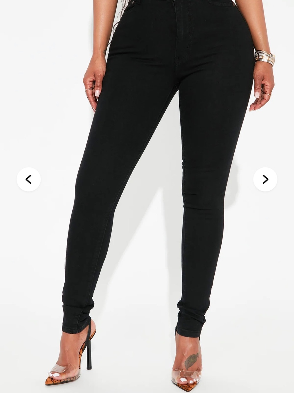 Fashion Nova Women's Black Skinny Jeans